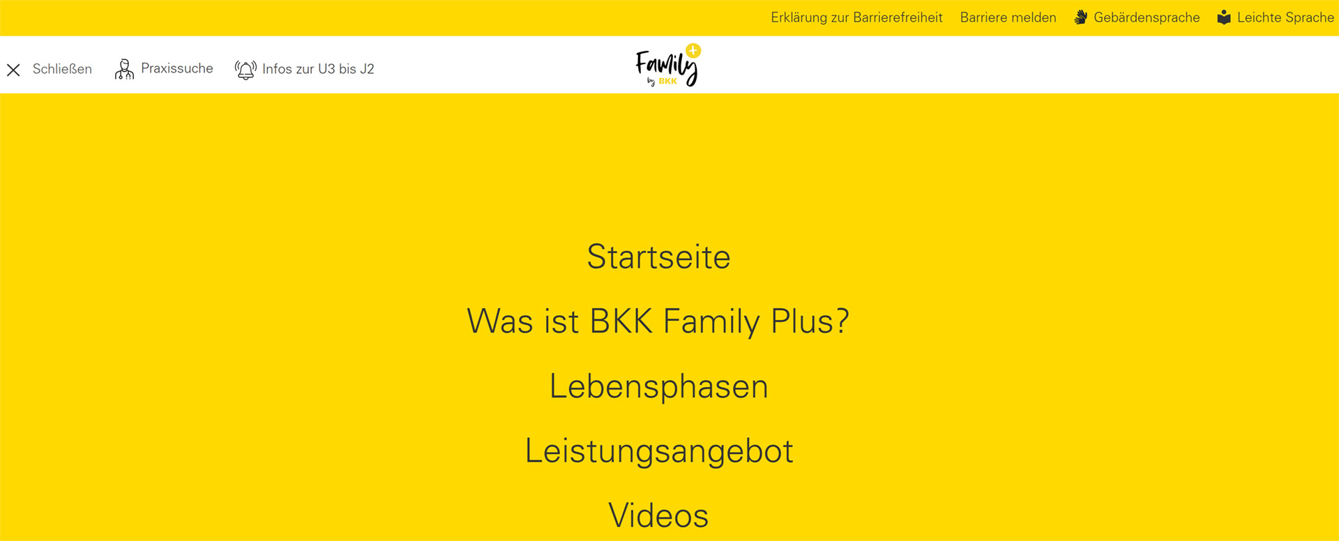 screenshot bkkfamilyplus.de_Hauptmenue